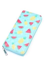  Fruits Print Zipper-wallet
