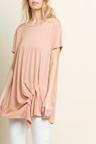  Gathered-tuck Detail Top