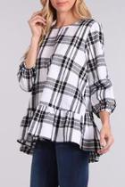  Flannel And Flare Blouse