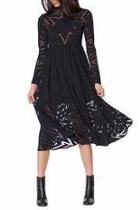  Burnout Midi Dress