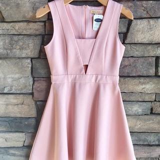  Flare Pink Dress