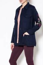  Navy Embroidered Jacket