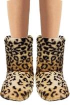  Leopard Bootie Slippers