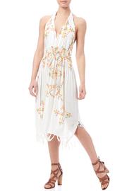  Halter Embroidery Dress