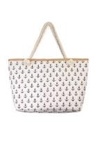  All Over Anchor Print Tote