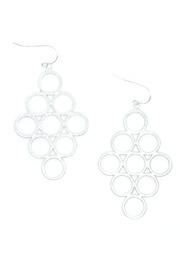 Honeycomb Silver Earrings