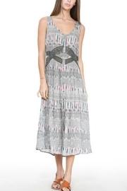  Sleeveless Grey Maxi-dress