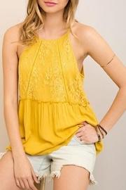  Crinkled Halter Top