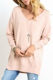  Apricot V Neck Sweater