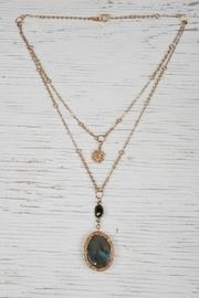  Labradorite Stone Necklace