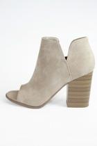  Open Toe Booties