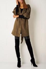  Suede Waterfall Coat
