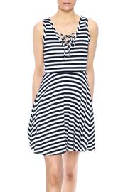  Stripe Printed Dress