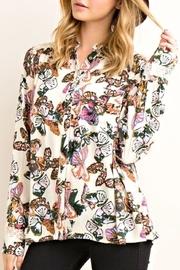  Lace Butterfly Shirt
