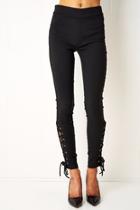  Lace Up Jeggings
