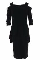 Rhinestone Accent Dress