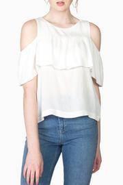 Cutout Ruffle Top