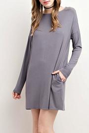  Solid Simple Dress