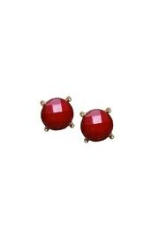  Red Statement Studs