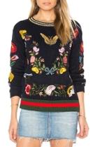  Butterfly Patch Sweater