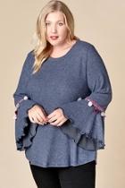  Plush Long Blouse