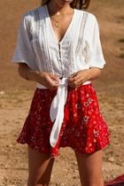  Palma Tie Blouse