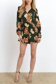  Ruffle Trim Romper