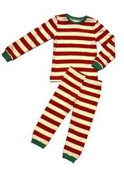  Red & Cream Striped