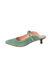  Suede Green Mule
