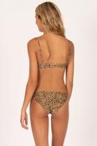  Sarah Leopard Bralette Bikini Top