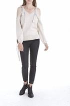  Shoulder Tie Sweater