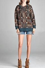  Jacquard Pullover Hoodie