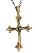  Bronze Cross Pendant