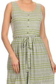  Green Stripe Dress