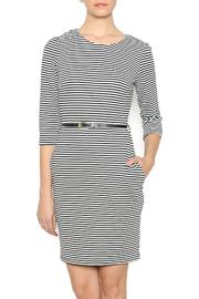  Stripe Fitted Dress
