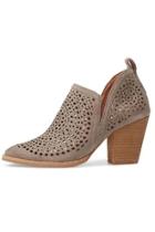  Taupe Perforated Booties