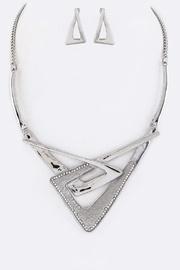  Geo Interlock Necklace-set