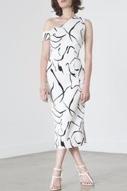 Asymmetric Shoulder Dress