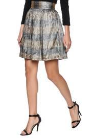 Navy Gold Poof Skirt