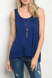  Navy Jersey Top
