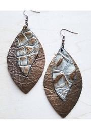  Leather Earrings Oval