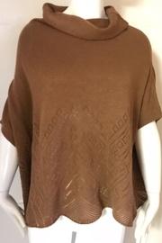  Camel Cowl-neck Sweater