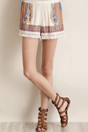  Fringe Hem Shorts