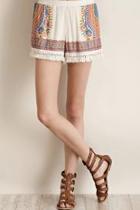  Fringe Hem Shorts