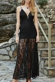  Sleeveless Lace Maxi Dress