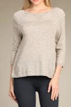  Lace Detailed Sweater