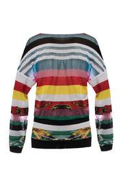  Liquid-print Knit Sweater