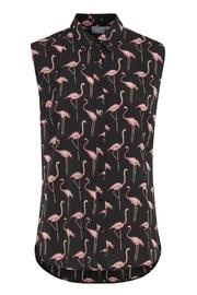  Flamingo Sleeveless Blouse