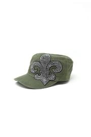  Fleur-de-lis Rhinestone Cap