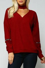  Choker Neck Sweater